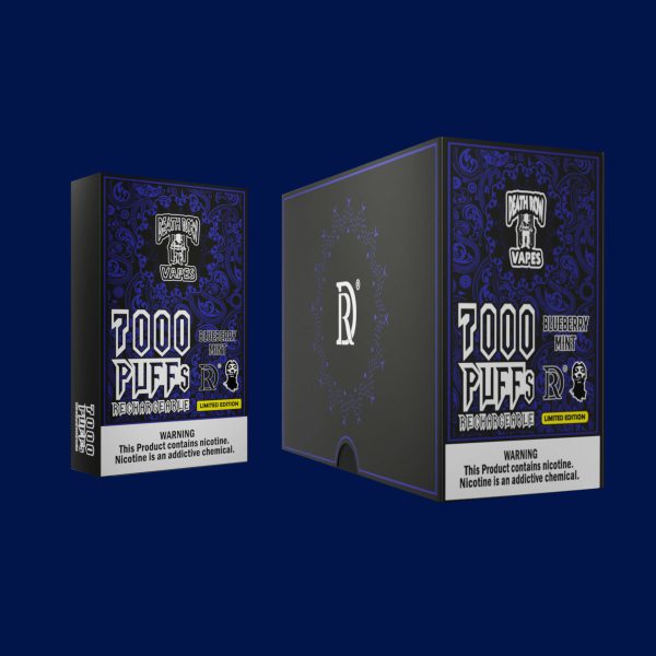 Death Row Vape 7000 blueberry Mint 1